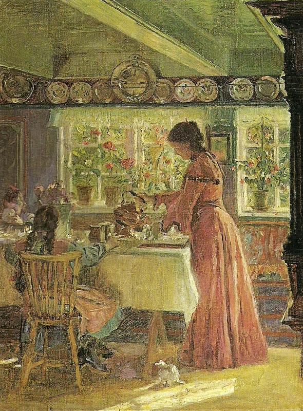 Laurits Tuxen kvinnor china oil painting image